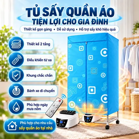 Tiện ích tủ sấy