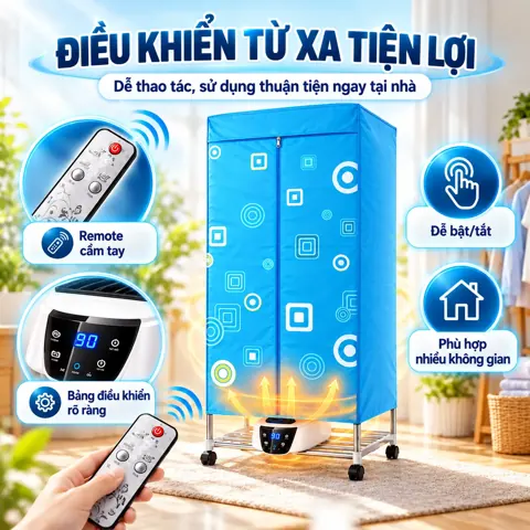 Điều khiển từ xa tiện lợi